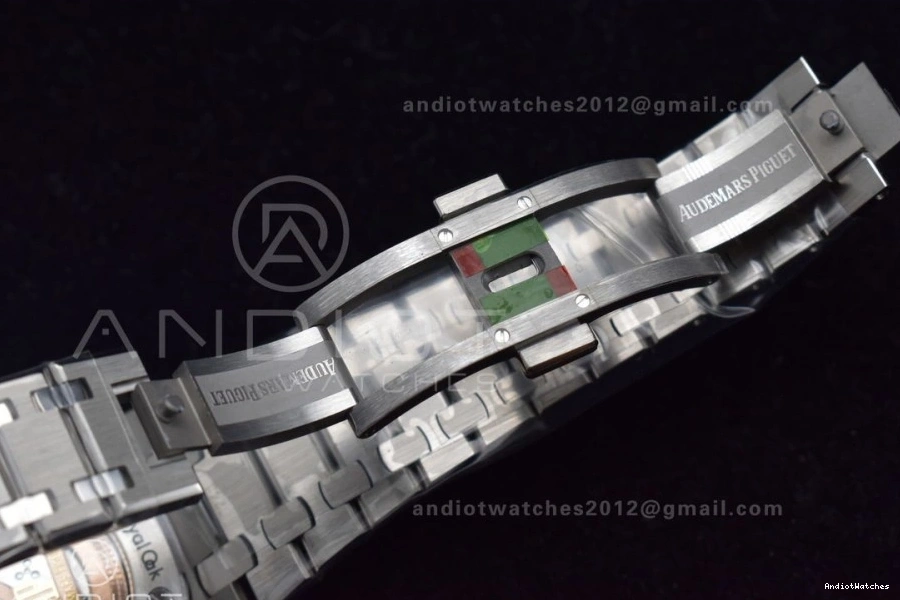 SS Textured Royal A Supportive on 39mm ZF Bracelet Oak SS 15202 1043 1:1 Edition Best Dial Blue 1218